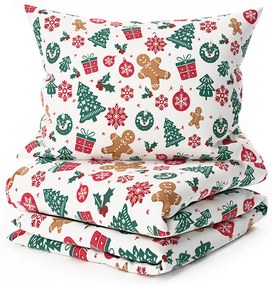 Bavlnené obliečky MERRY MOOD biele Rozmer obliečky: 70 x 90 cm | 140 x 200 cm