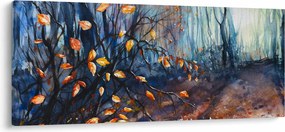 Obraz - Lúče jesenného slnka (120x50 cm)