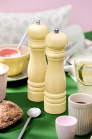 IB Laursen Súprava 2 drevených svetlo žltých mlynčekov na soľ a korenie LIGHT YELLOW