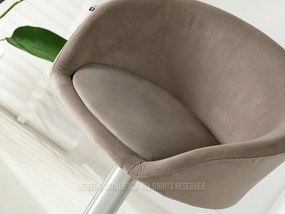 Stolička Hanzel (béžová + chrómová). Akcia -22%. Vlastná spoľahlivá doprava až k Vám domov. 1110536