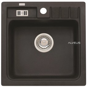 ALVEUS CZ NIAGARA 20 G-91 černá (465x465mm)+ jednoduchý sifon