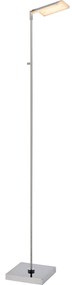 Lucide 19730/10/11 - LED Stmievateľná stojacia lampa AARON LED/12W/230V chróm
