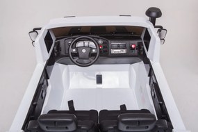 RAMIZ Elektrické autíčko Mercedes Benz Zetros - biele - 2 x 60W / 12V - 12V/10Ah -2022