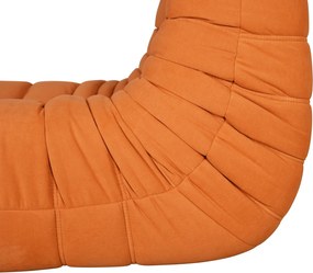 Dizajnové kreslo Nua zamat oranžové