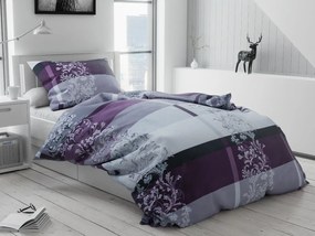 Bavlnené obliečky Luxury fialové
