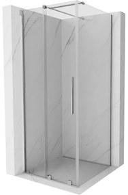 Mexen Velar sprchová kabína, posuvné dvere 120 x 120 cm, Priehľadné, Chrómová - 871-120-120-01-01