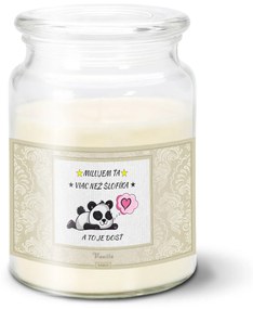 Sablio Sviečka Milujem ťa viac ako šlofíky - 500 g
