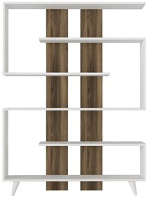 Knižnica Rain White Walnut
