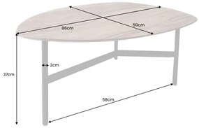 Konferenčný stôl Nature 43748 85x50cm Drevo Palisander  - Komfort-nábytok