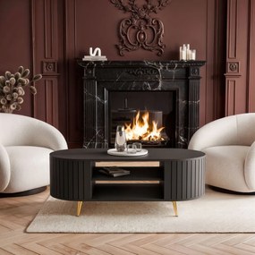 KONFERENČNÝ STOLÍK LANDRY 3 ČIERNY