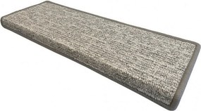 Vopi Nášľapy na schody Alassio šedé obdĺžnik, samolepiaci - 25x80 obdĺžnik (rozmer vrátane ohybu)
