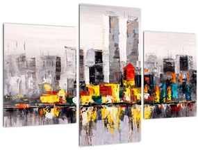 Obraz - Maľba veľkomesta (90x60 cm)