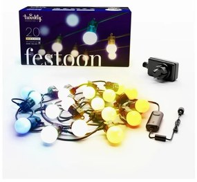 TWINKLY Festoon – párty reťaz 20 LED AWW (TWF020GOP-BEU)