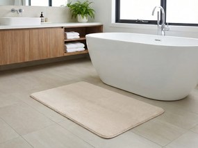 Kúpeľňová predložka TRIVORA 60x100 cm krémová