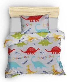 Detská prikrývka cez posteľ s obliečkou na vankúš Mijolnir Dinazorus, 160 x 220 cm