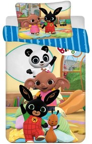 Obliečky do detskej postieľky Zajačik Bing a jeho kamaráti - 100% bavlna - 40 x 60 cm + 100 x 135 cm