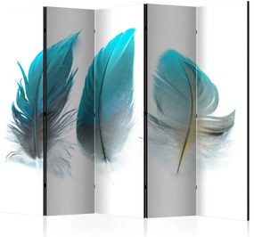 Artgeist Paraván - Blue Feathers II [Room Dividers]