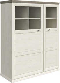 XXXLutz VYSOKÁ KOMODA, sivá, biela, 110/134,2/43 cm Hom`in - Detské izby - 000003000140