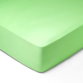Prestieradlo, Jersey, svetlo zelená 70 x 140 cm
