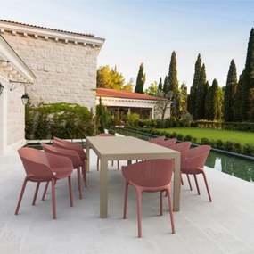 ATLANTIC 210 záhradný rozťahovací stôl taupe