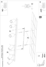 Brilagi -  LED Bodové svietidlo ASMUS 6xGU10/7W/230V biela