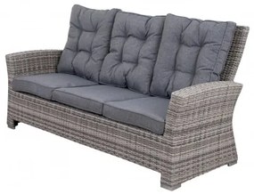 Doppler LIMA sivá - polohovacie ratanové sedenie