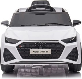 LEAN CARS Audi RS6 Batéria Vozidlo BRD-2118 Biela