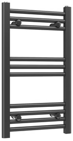 Erga Basic, vykurovacie teleso 700x400 mm, 232 W, čierna, ERG-LAV-BASIC-7040-BK