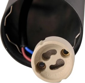 Nástenné bodové svietidlo PARIS 2xGU10/10W/230V IP20 čierna