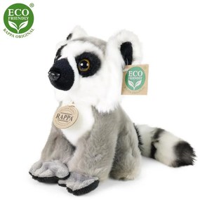 Plyšový lemur sediaci 18 cm ECO-FRIENDLY