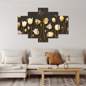 Obraz - Tulipány - abstraktné (150x105 cm)