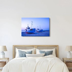 Obraz - Vylodenie za súmraku (90x60 cm)