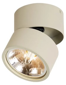 Moderný okrúhly béžový G9 otočný a naklápací stropný bodový reflektor - Go Nine