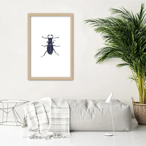 Gario Plagát Čierny chrobák Farba rámu: Bez rámu, Rozmery: 30 x 45 cm