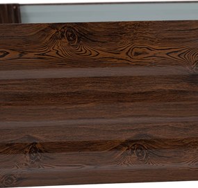 Kovový vyvýšený záhon Nonky Typ 6 - hnedá