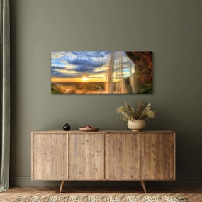 Obraz - Vodopád (120x50 cm)