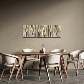 Obraz - Moderná dekorácia (s hodinami) (90x30 cm)