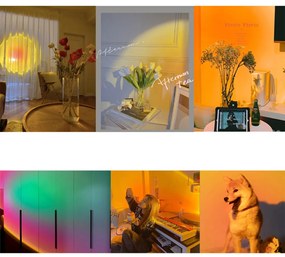 DexXer Viacfarebná LED lampa s diaľkovým ovládaním - RGB