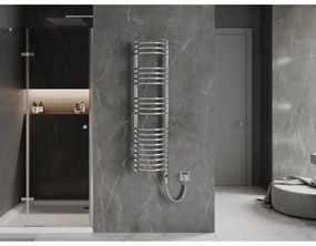 Mexen Eros, elektrické vykurovacie teleso 1200x300 mm + vykurovacia tyč 300 W, chrómová, W112-1200-318-2300-01