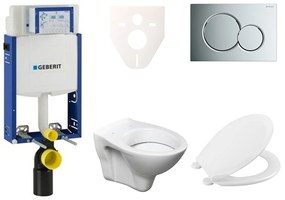 Cenovo zvýhodnený závesný WC set Geberit na zamurovanie + WC S-Line S-line Pro 110.302.00.5NR2