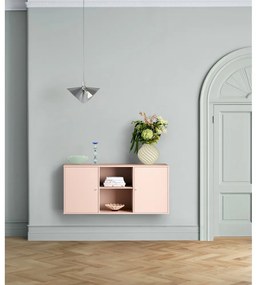 Svetloružová závesná komoda 133x61x42 cm Mistral – Hammel Furniture