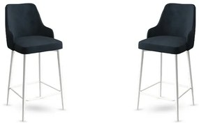 Sada barových stoličiek Enox Anthracite and White,2 ks, 2 ks