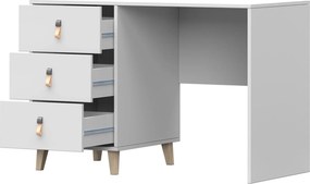 Písací stôl FALCO - biela