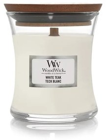 WoodWick Vonná sviečka WoodWick - White Teak  85 g