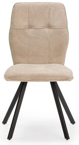 Béžové jedálenské stoličky v súprave 4 ks Mery - Marckeric