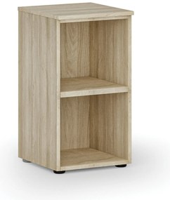 Kancelársky regál PRIMO WOOD, 400 x 420 x 740 mm, dub prírodný