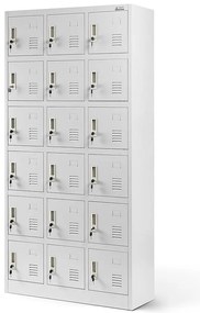 Skriňa Karol kovová šedý