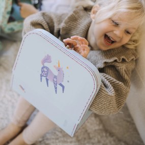 Bella Rose Detský kufrík Jednorožec – set 2 ks