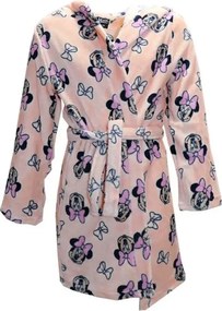 Detský / dievčenský župan s kapucňou Minnie Mouse - Disney - broskyňovo oranžový, 98 / 104