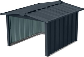 Garáž pre robotickú kosačku BestBerg BBLM-88A / 88 × 86 × 60 cm / antracit